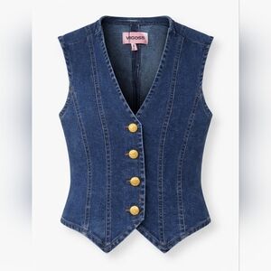 Vigoss Dark Blue Denim Vest